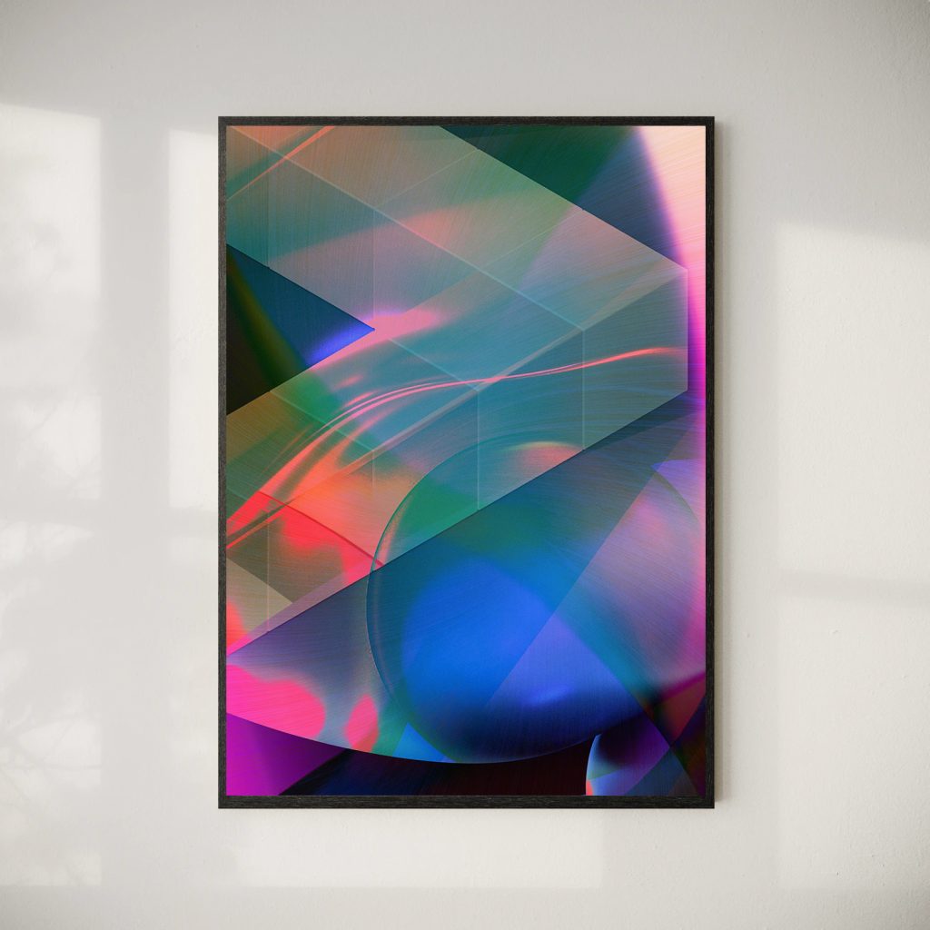 Elaborate — original abstract painting by Michael Ferencik (Spectrum series, 2024)