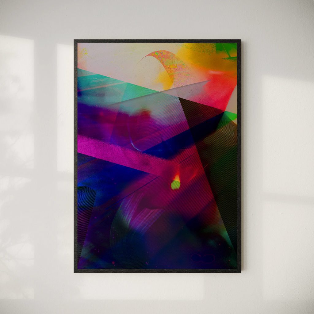 Illusion — original abstract painting by Michael Ferencik (Spectrum series, 2024)