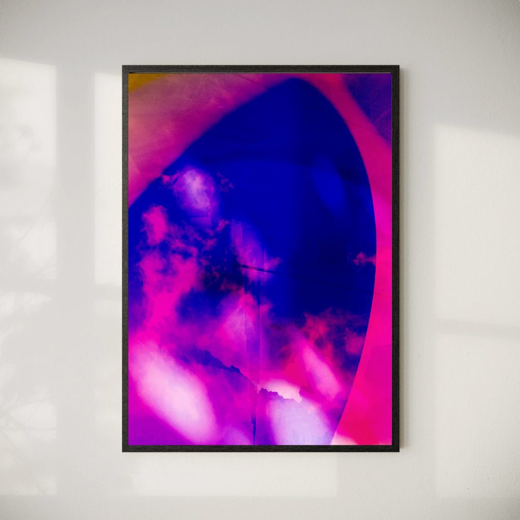 Synthesis — original abstract painting by Michael Ferencik (Spectrum series, 2024)