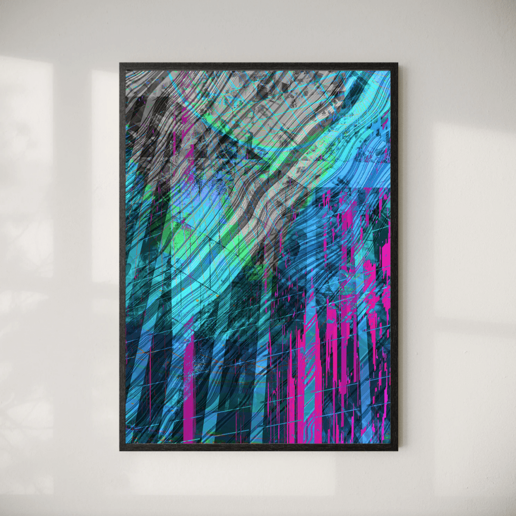 Transference — original motion series abstract painting by Michael Ferencik, 2023